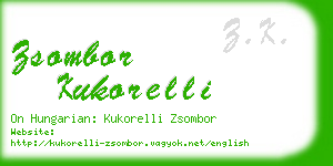 zsombor kukorelli business card